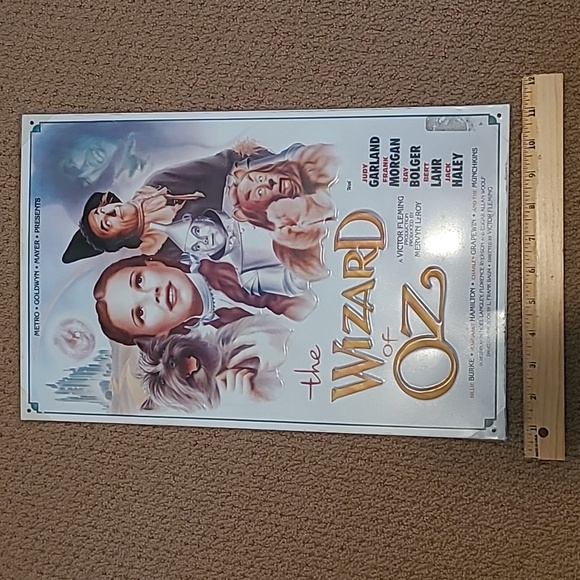 Limited edition Wizard of Oz gift set + vintage metal movie poster Judy Garland - Picture 2 of 9